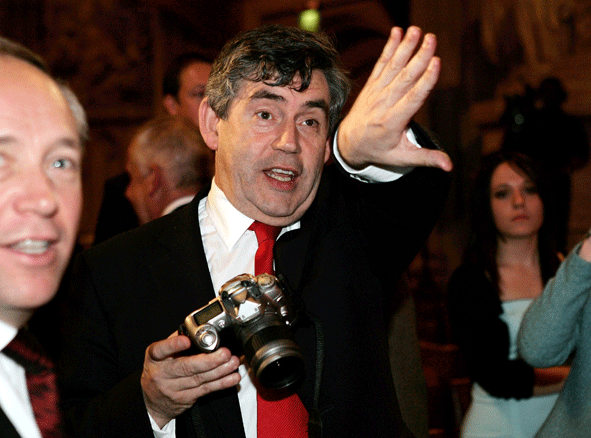 Gordon Brown who presented the 2005 Picture Editor Awards