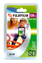 Branded Fujifilm cards are available for every memory card on the market