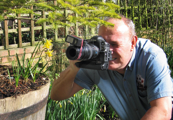 Alan McFaden taking a photograph