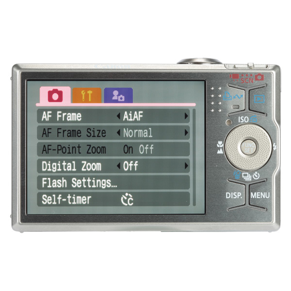 Canon Digital IXUS 90 IS back