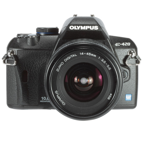 Olympus E-420 front