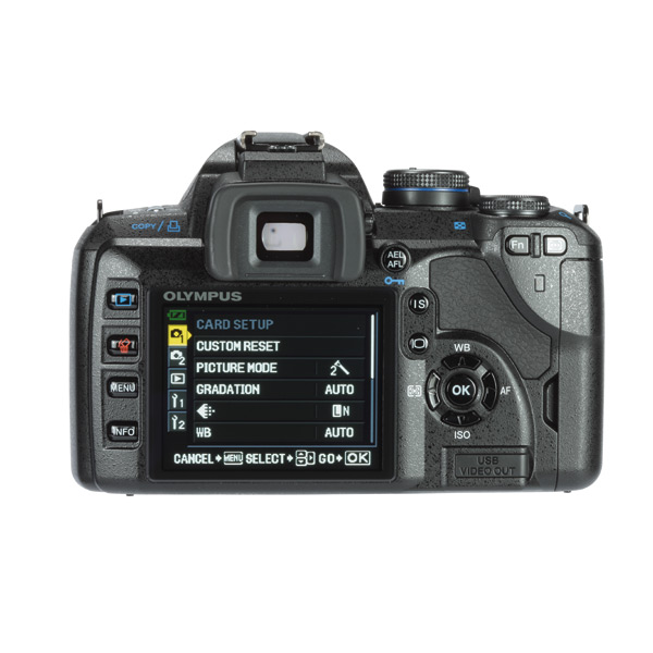 Olympus E-520 back