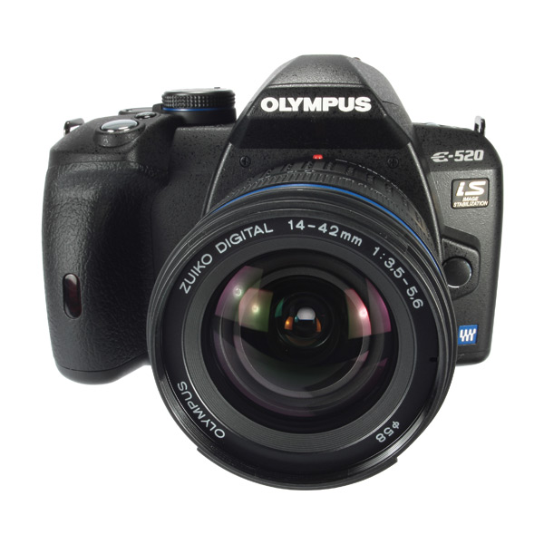 Olympus E-520 front