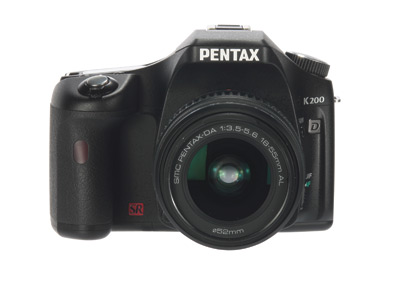 Pentax K200D front