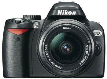 Nikon D60 front