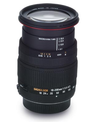 Sigma 18-200mm f/3.5-6.3 DC OS HSM