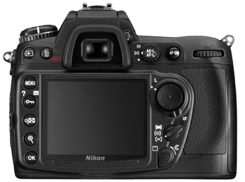 Nikon D300 back