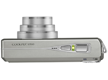 Nikon Coolpix S510 top