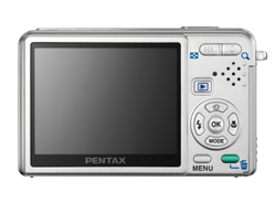 Pentax Optio S10 back