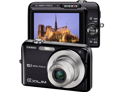 Casio EX-Z1050 front and back