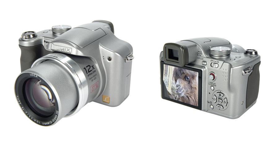 Panasonic Lumix FZ8 front and back