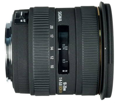 Sigma 10-20mm f/4-5.6 EX DC HSM