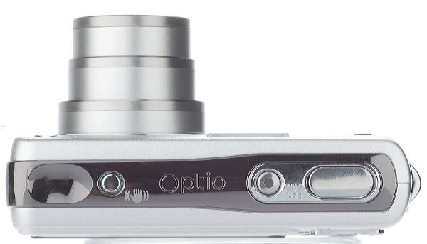 Pentax Optio A10 Top View