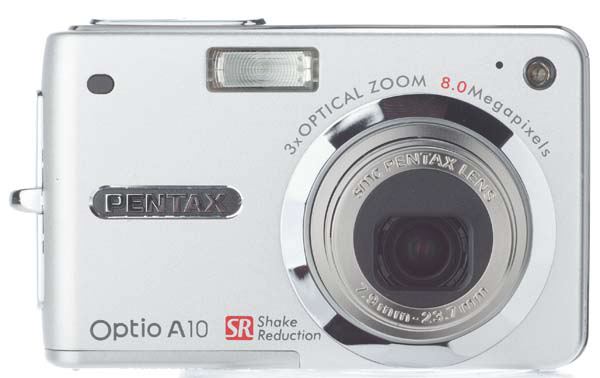 Pentax Optio A10 Front View
