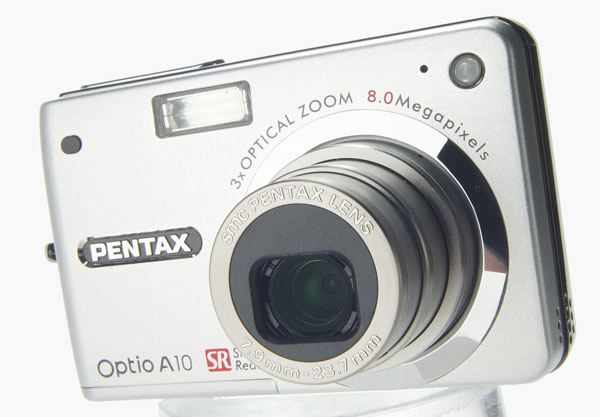Pentax Optio A10 Angled View