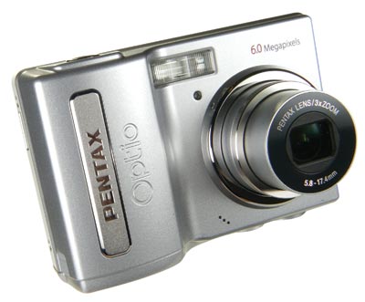 Pentax Optio M10 Angled View