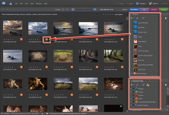 Organise files