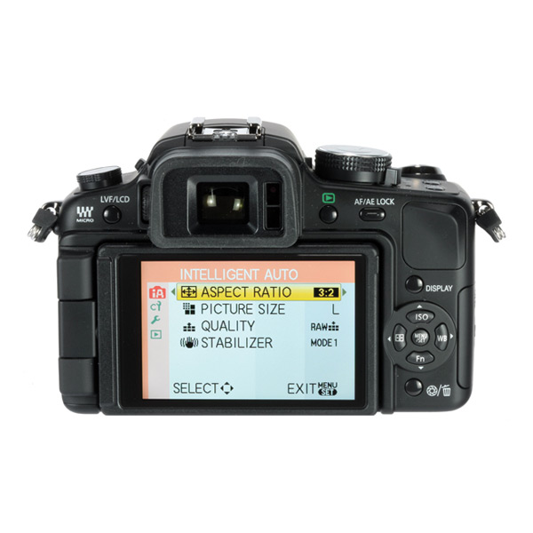 Panasonic Lumix G1 Back