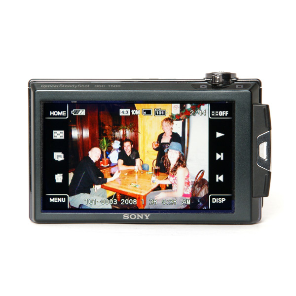 Sony Cyber-shot T500 Back