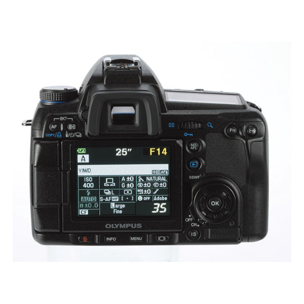 Olympus E30 Back