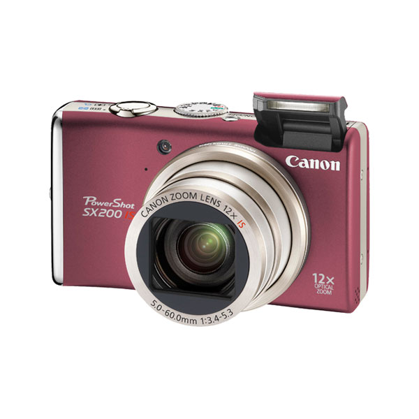 Canon PowerShot SX200 red
