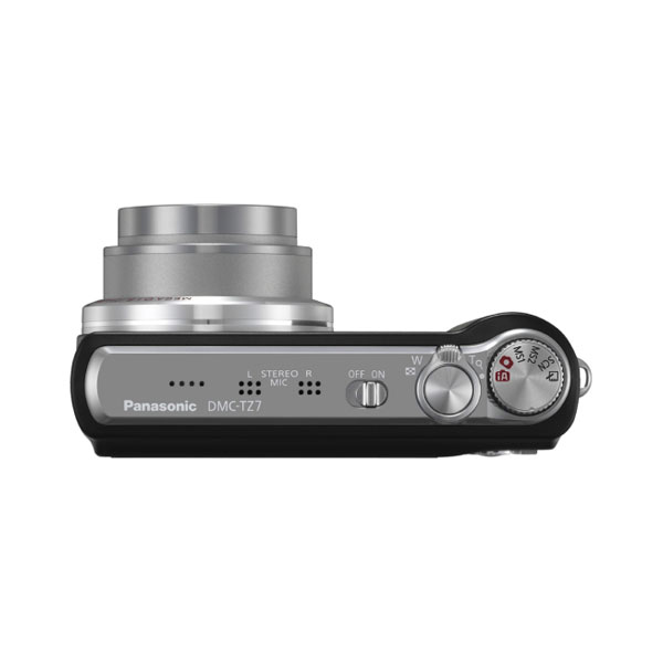 Panasonic Lumix TZ7 Top