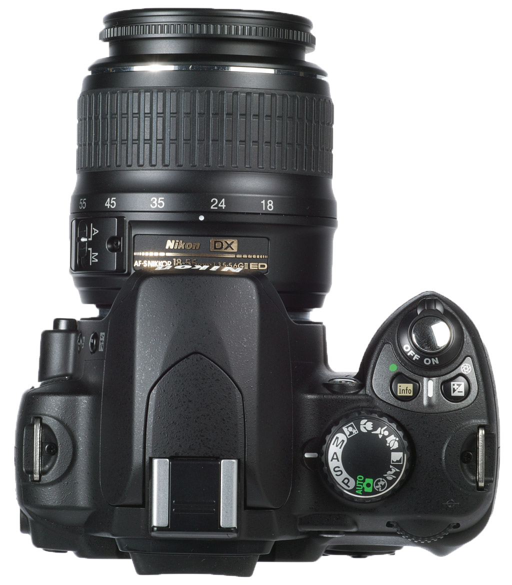 Nikon D40 DSLR product shot