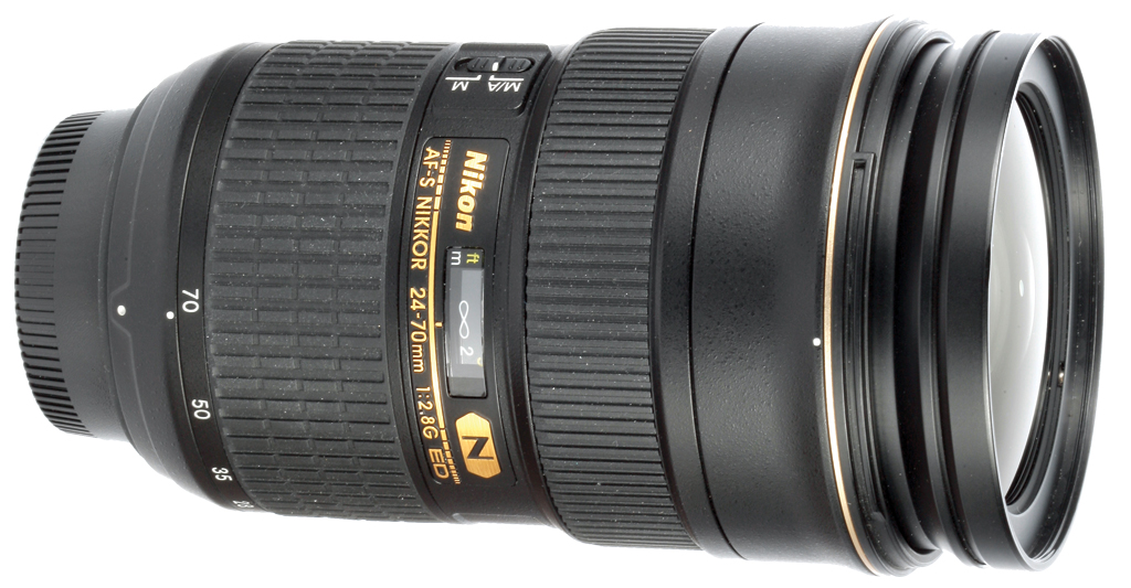 Nikon AF-S Nikkor 24-70mm f/2.8G IF ED SWM lens review product shot