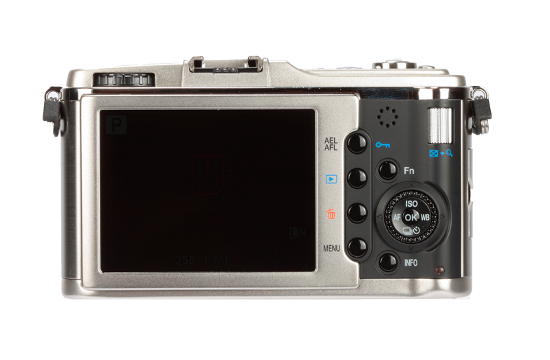 Olympus E-P1 product image back rear