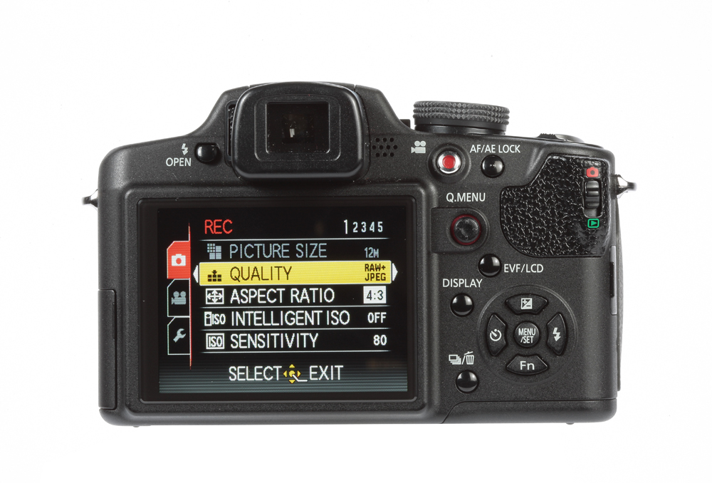 Panasonic Lumix FZ38 product image rear back