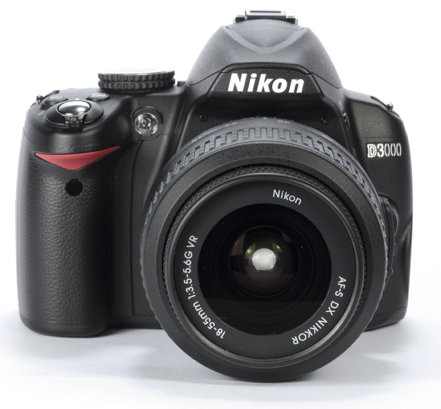 Nikon D3000 front