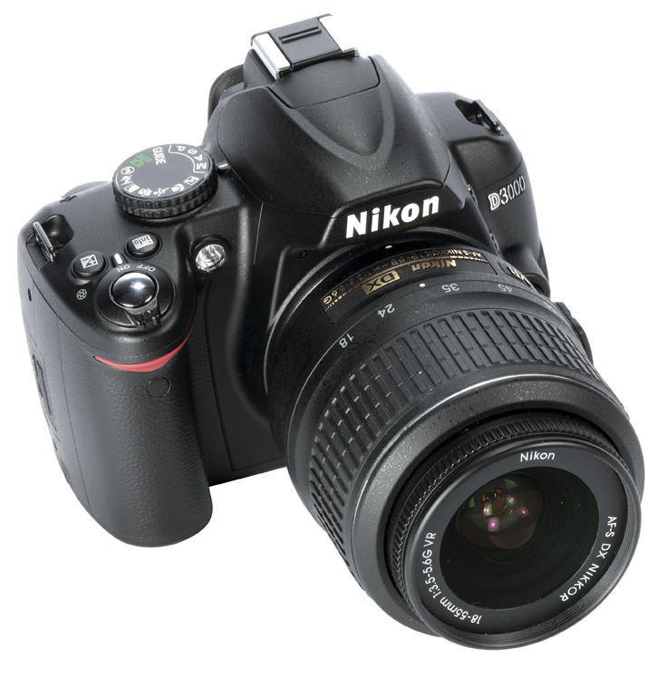 Nikon D3000 front