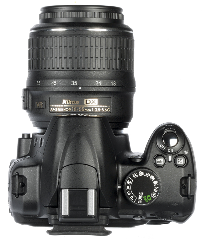 Nikon D3000 top