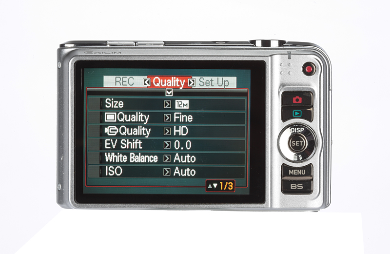 Casio H10 review product image back rear