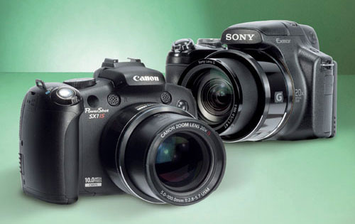 Canon PowerShot SX1 IS versus Sony Cyber-shot HX1