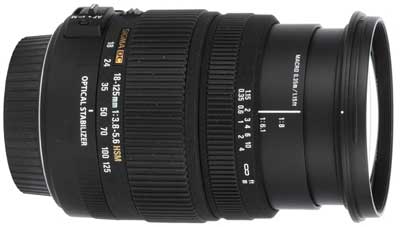 Sigma 18-125mm f/3.8-5.6 DC OS HSM