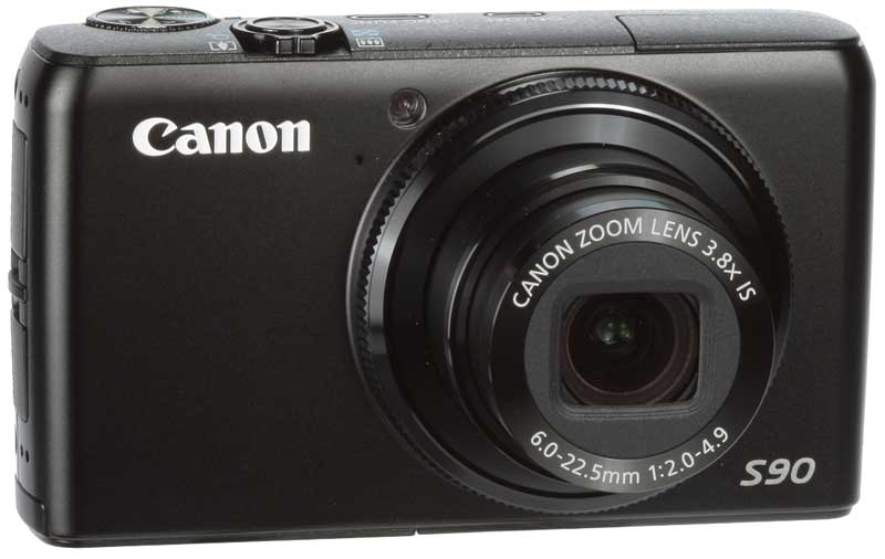 Canon Powershot S90 front