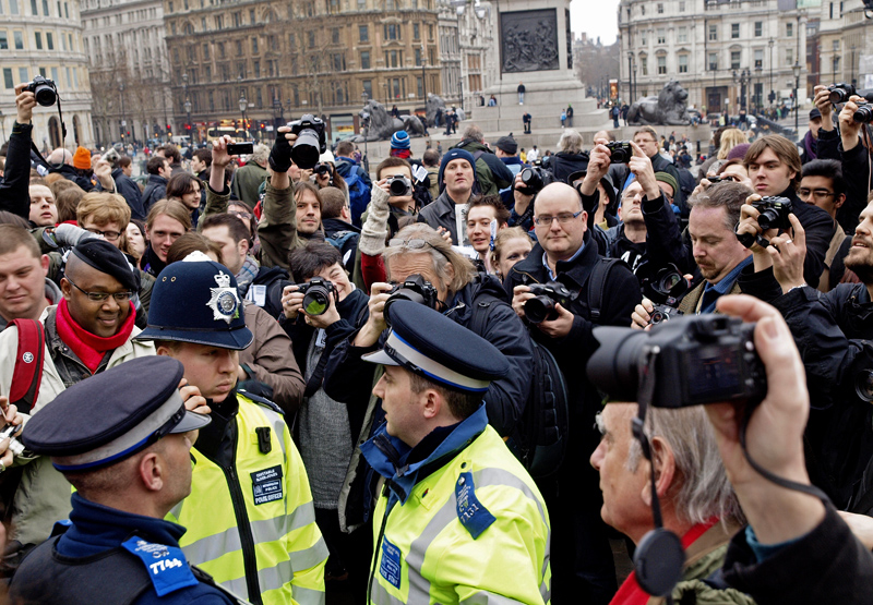 Mass Photo Gathering, Trafalgar Square