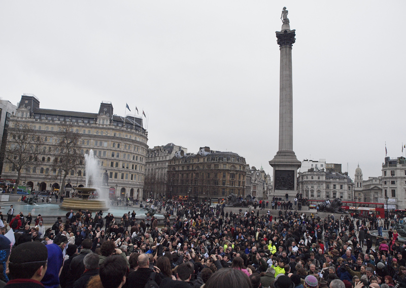 Mass Photo Gathering, Trafalgar Square