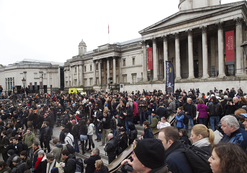 Mass Photo Gathering, Trafalgar Square
