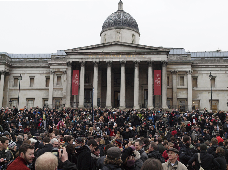 Mass Photo Gathering, Trafalgar Square