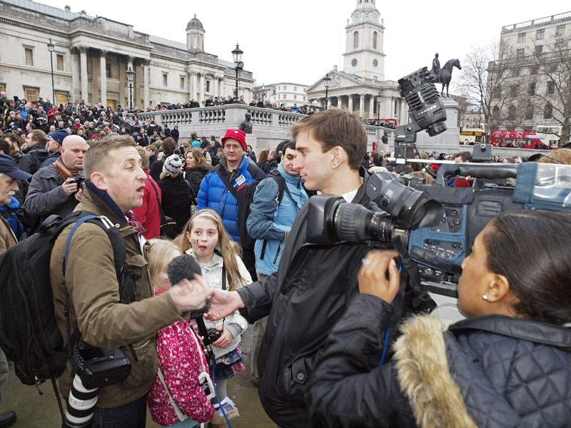 Mass Photo Gathering, Trafalgar Square