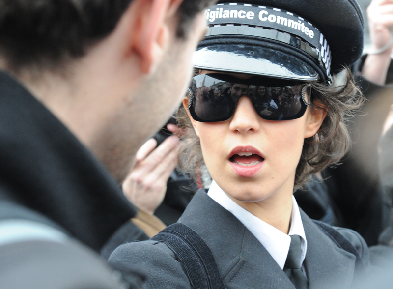 photo protest girl