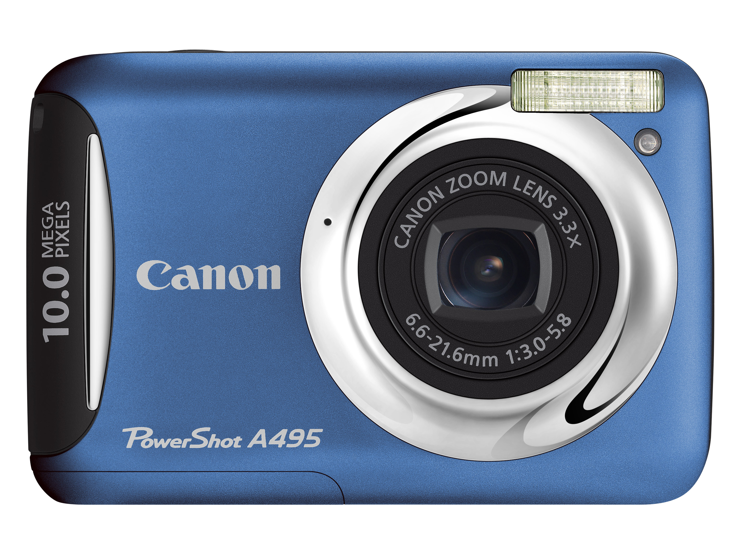 Canon PowerShot A495 product image front blue