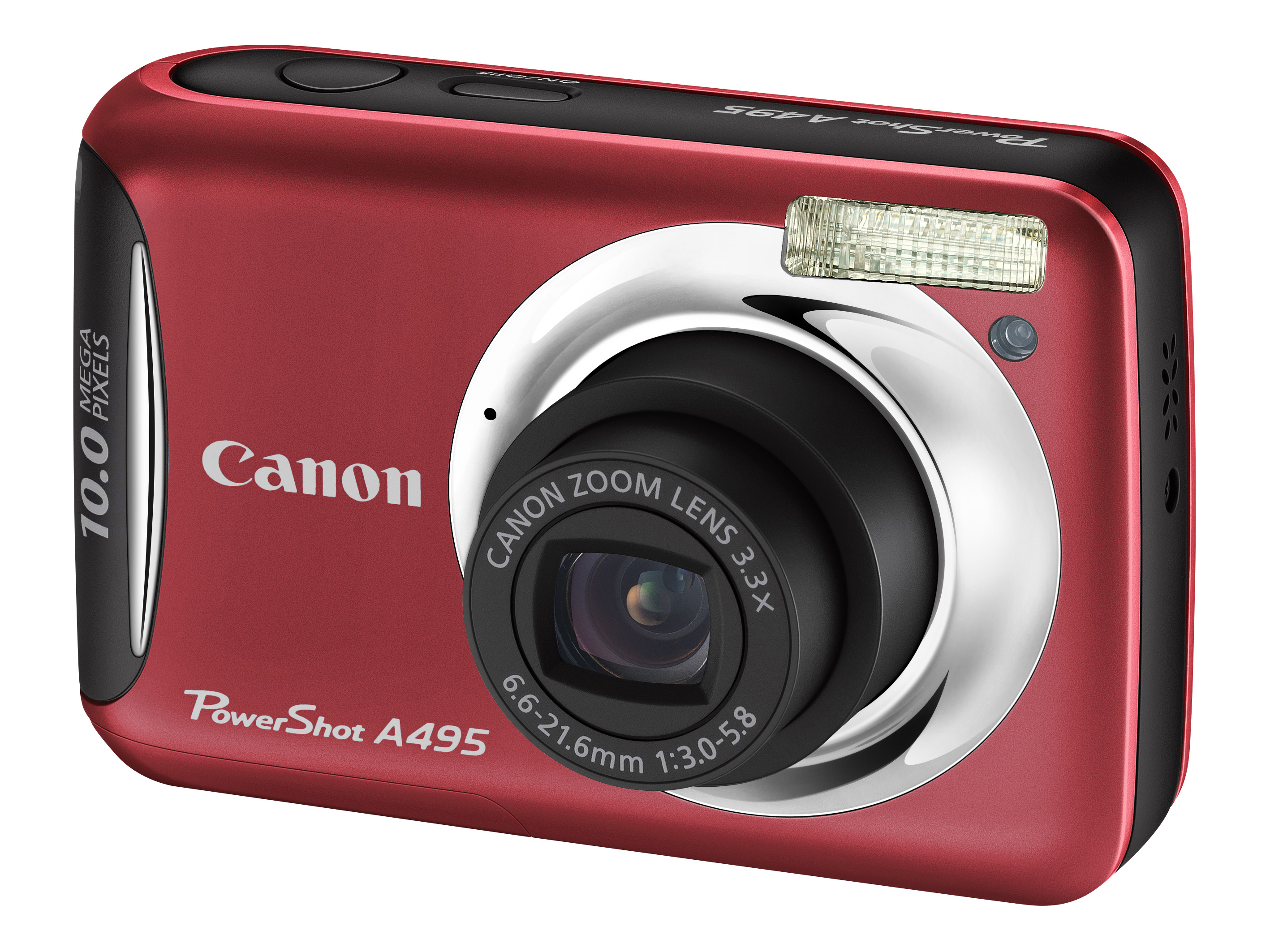 Canon PowerShot A495 product image side red
