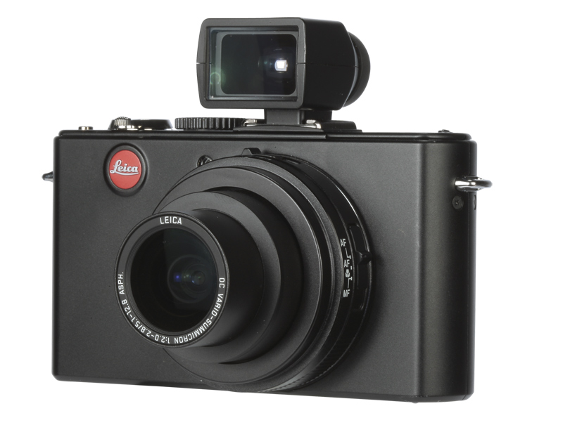 Leica D-Lux 4 product image - front side with viewfinder