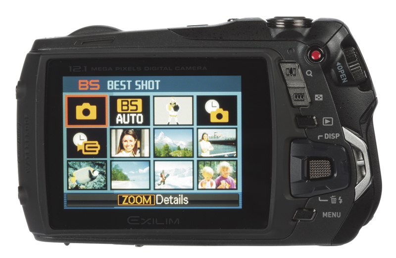 Casio Exilim EX-G1 back