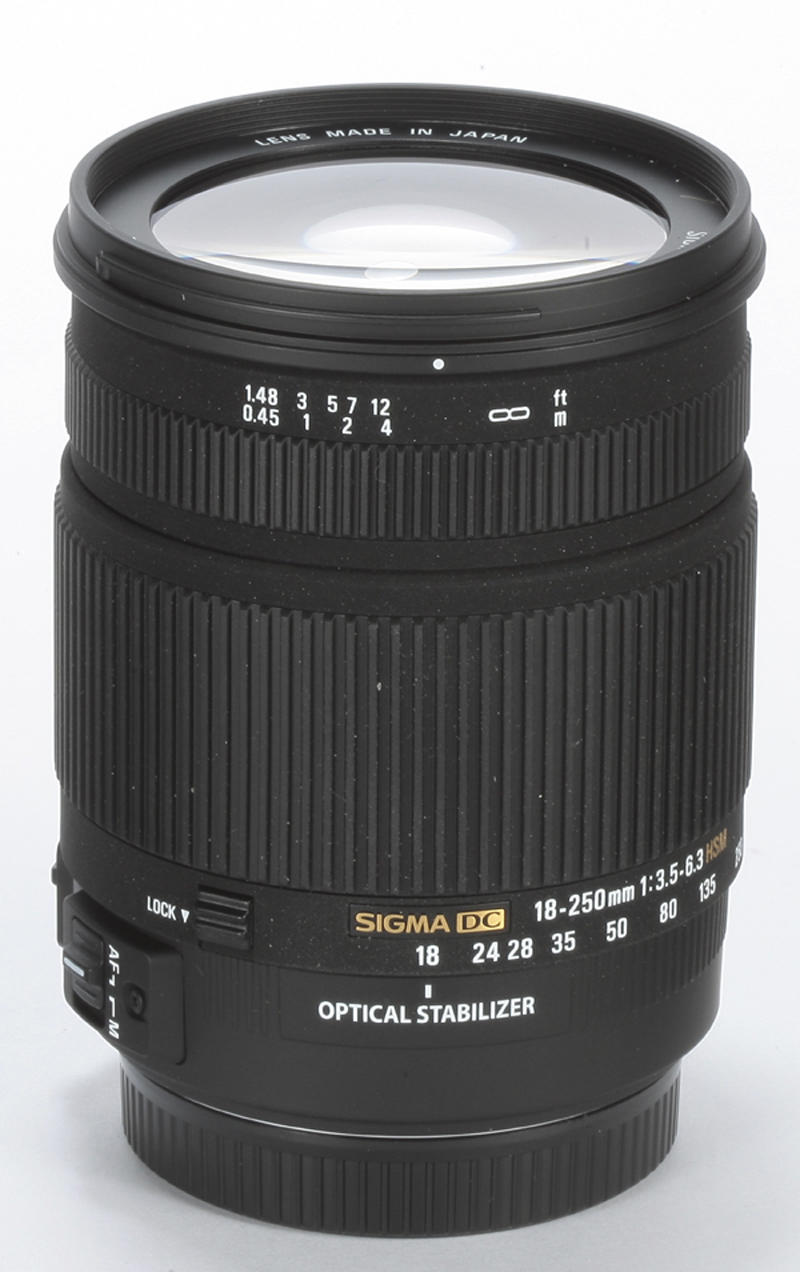 Sigma 18-250mm DC SLD OS HSM lens