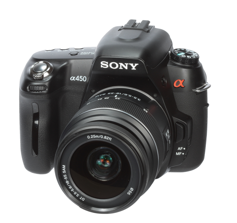 Sony a450 product front side