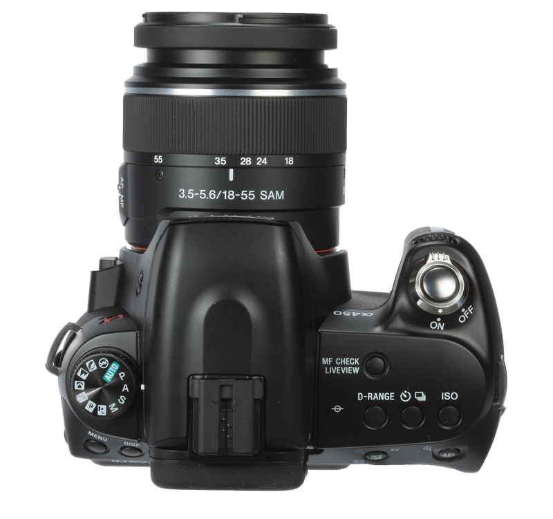 Sony a450 product top down